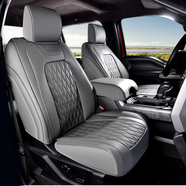 Coverado Leather Car Seat Cover, Custom Fit for Fo