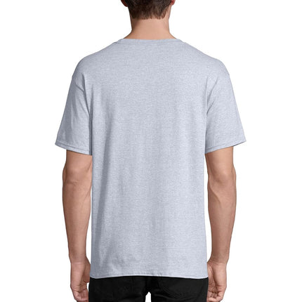 Hanes Men's ComfortSoft T-Shirt (Pack of 4),Light Steel,Medium