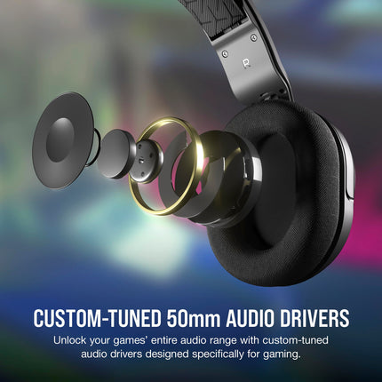 Casque Gaming Filaire Multiplateforme Corsair HS35 Surround v2 – Dolby 7.1 – Microphone Flexible Omnidirectionnel – Connexion Universelle 3,5 mm – PC, Mac, PS5, PS4, Xbox, Nintendo Switch, Mobile – Carbone