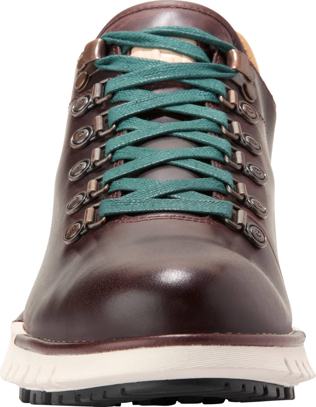 Bota de senderismo de corte bajo Zerogrand Remastered para hombre de Cole Haan, caoba oscura, 9.5 UK