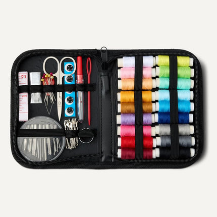 Amazon Basics Portable Travel Sewing Kits, Large, Black