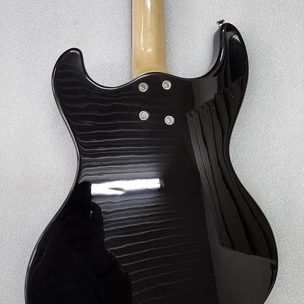 IYV 6 String Solid-Body Electric Guitar, Right, Black (ISMR-200)