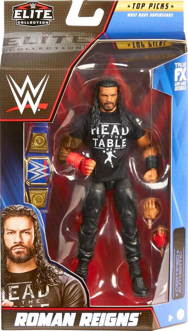 WWE MATTEL Top Picks Elite Roman Reigns Action Figure, Multicolor
