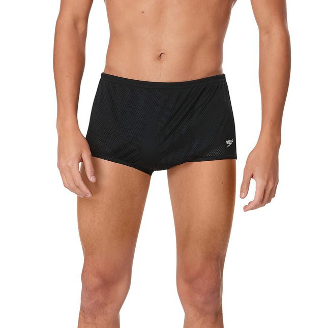 Speedo Men's Swimsuit Square Leg Poly Mesh Trainin