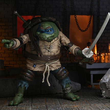 NECA Official Universal Monsters vs Teenage Mutant Ninja Turtle Leonardo As Hunchback Ult 7" Action Figure