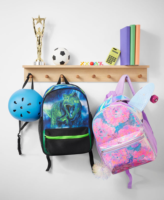 The Children's Place Unisex-Child Preschool Elementary Backpack For Boys Girl, Holographc Tie Dye, One Size, Preschool Elementary Backpack for Boys Girl