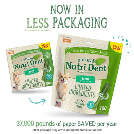 Nylabone Nutri Dent Fresh Breath 160Count Box