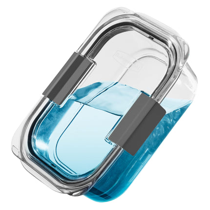 Rubbermaid 2108389 Brilliance Storage 44 piezas de tapas de plástico | Sin BPA, recipiente hermético para alimentos, transparente
