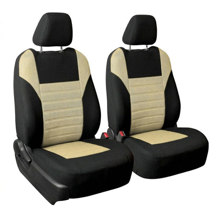 FH Group Automotive Car Seat Covers Front Set Premium 3D Air Mesh Front Seat Covers, Airbag Compatible Universal Fit Interior Accessories for Cars Trucks and SUVs - Burgundy