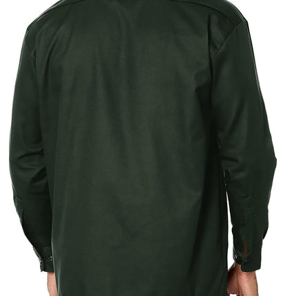 Dickies Men's Long Sleeve Work Shirt Trousers, Hunter Green, XL UK