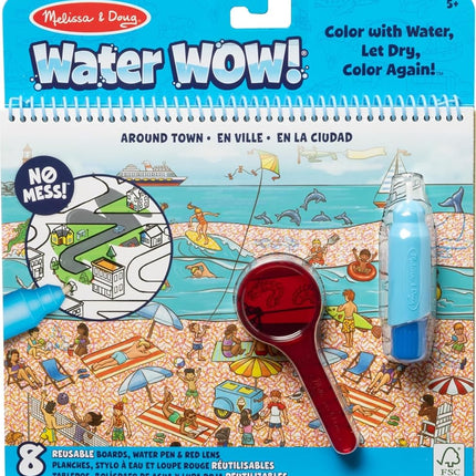 Melissa & Doug On the Go Water Wow! Reusable Water-Reveal Deluxe Activity Pad � Around Town