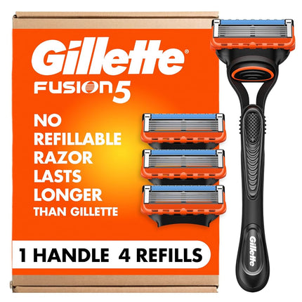Gillette Fusion5 Razors for Men, 1 Razor, 4 Blade 