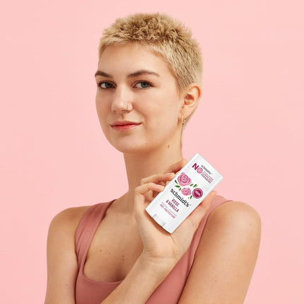 SCHMIDT'S Natural Deodorant Stick 75g, Rose & Vanilla, 24 Hour Protection, Vegan & Cruelty Free