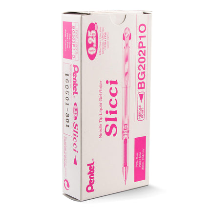 Pentel Arts Slicci 0.25 mm Extra Fine Gel Pen, Pin