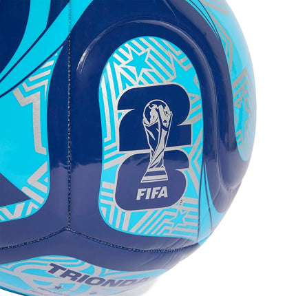 Adidas Unisex-Adult World Cup Soccer Ball, Night Indigo/Semi Pink/Silver Metallic, 3