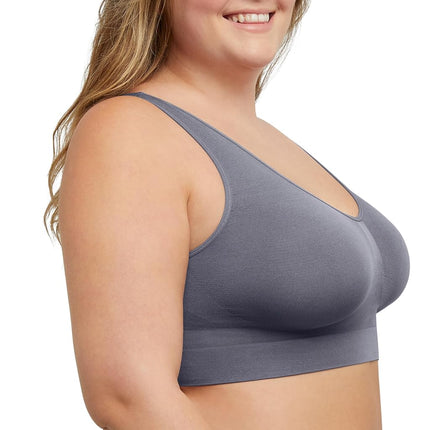 Just My Size Women's Pure Comfort Bra, Private Jet, 2X