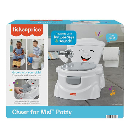 Fisher-Price� Toddler Toilet Cheer for Me! Potty Training Seat with Lights Sounds Phrases and Removable Potty Ring