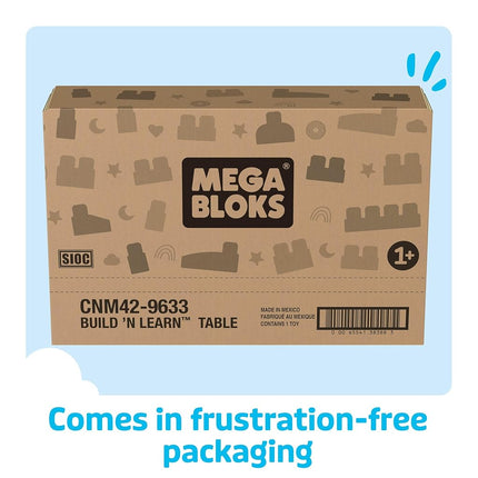 Mega Bloks First Builders Build 'n Learn Table - Amazon Exclusive