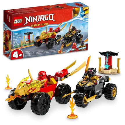 LEGO NINJAGO Kai and Ras’ Car and Bike Battle 7178