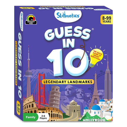 Skillmatics Guess in 10 Legendary Landmarks – Educational Travel Toy