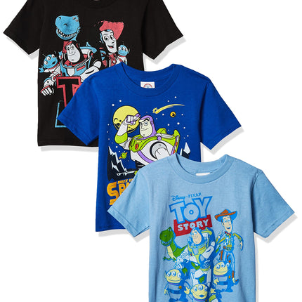 Disney Boys 2-7 Toy Story 3 Pack Tee, Multi, 3T
