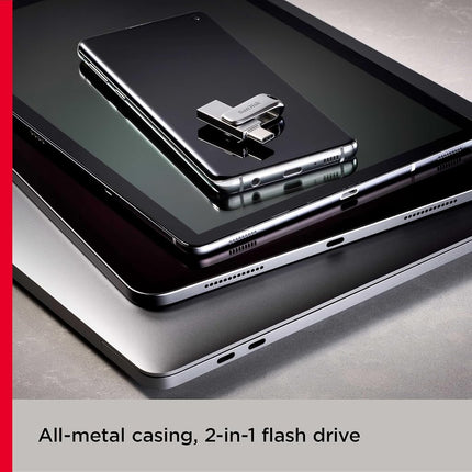SANDISK Ultra Dual Drive Luxe 64GB, USB-C+USB-A, Up to 150MB/s Read Speeds