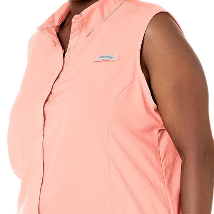 Columbia Women's Tamiami™ Women's Sleeveless Shirt, Tiki Pink, X-Small