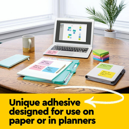 Post-it Pop-up Notes, 76 mm x 76 mm, Collection Jaipur, 12 Blocs/Paquet (R330-12AU)