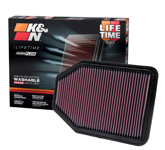 K&N Engine Air Filter: High Performance, Premium, 
