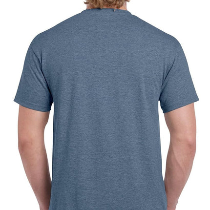 Gildan Men's G2000 Ultra Cotton Adult T-Shirt, Heather Indigo, X-Large, X-Large,Heather Indigo, XL