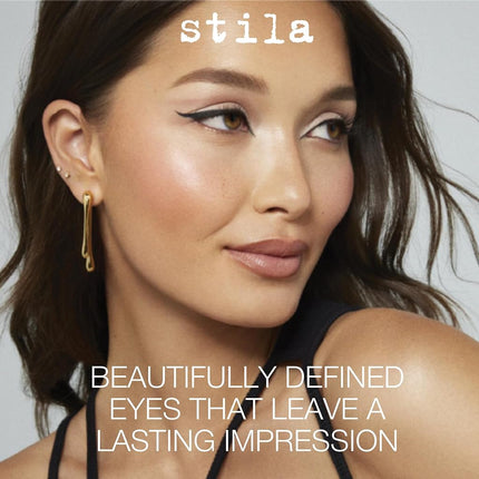 Stila Cosmetics Stila Stay All Day Waterproof Liquid Eye Liner Micro Tip - Intense Black by Stila for Women - 0.016 oz Eyeliner, 0.47 millilitre