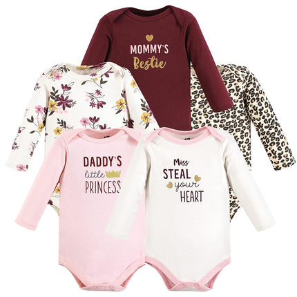 Grenouillères à manches longues en coton unisexe Hudson Baby, Steal Your Heart, 3-6 mois