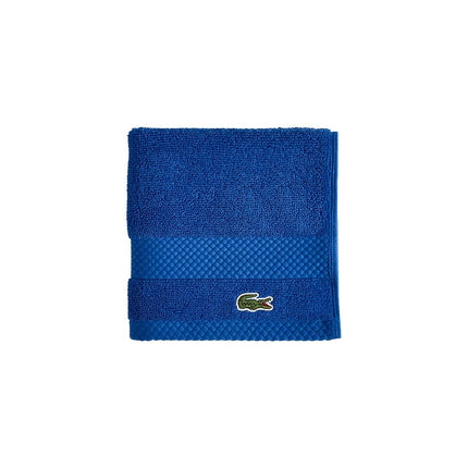 Lacoste Heritage Supima Cotton Wash Cloth, Surf Bl