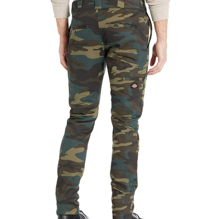 Dickies Pantalon de Travail Homme Coupe Droite Skinny, Camouflage Vert Chasseur v1, 36W X 32L, Camouflage Vert Chasseur V1, Grand