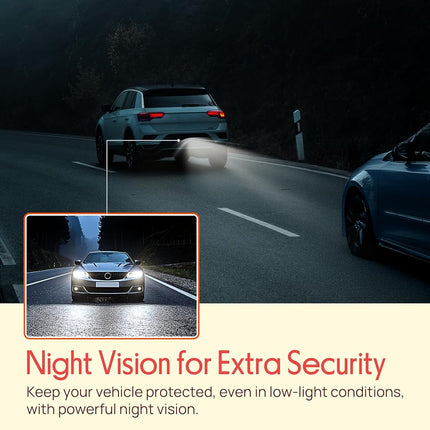 Pyle Rearview Back-Up Camera - Parking Reverse Cam with Distance Scale Line Display, Night Vision, Waterproof, PLCM11