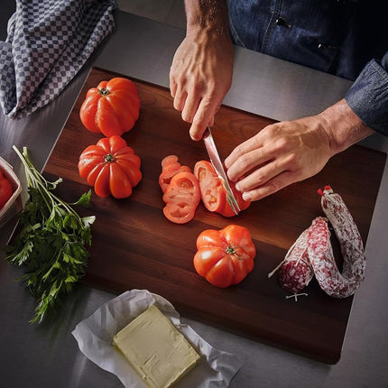 Wüsthof Classic 5 Inch Tomato Knife, Black, Silver