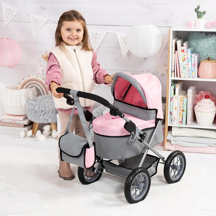 Bayer Trendy Baby Dolls Pram, Foldable Pushchair, 46cm Dolls, Fairy Design