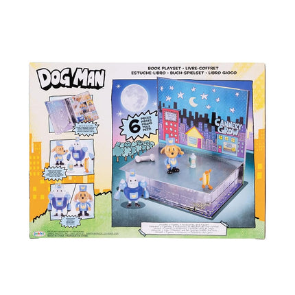 Dog Man Book Reveal & Figure Playset