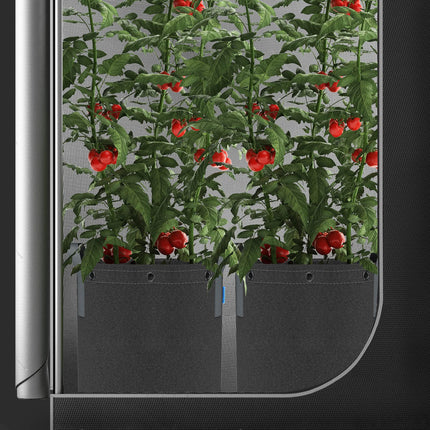 Maceteros de tela de alta resistencia AC Infinity, paquetes de 5 bolsas de cultivo de aireación de 25 galones con tela no tejida gruesa de 500 G y anillos multiusos, para el entrenamiento de plantas con bajo estrés de frutas, verduras y flores