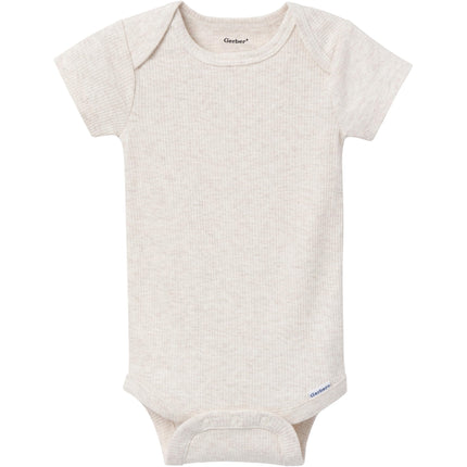 Gerber Unisex Baby Multi-pack Onesies Bodysuits (Short and Long Sleeve), Red, 0-3 Months