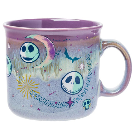 Silver Buffalo Disney Nightmare Before Christmas Mystic Opulence Reactive Glaze Ceramic Camper Mug, 20 Ounces