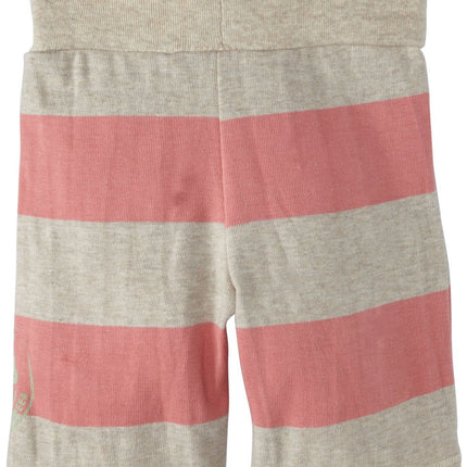 Burt's Bees Baby Short de bain bébé fille à rayures rugby (Bébé) - Chrysanthemum - 3-6 mois