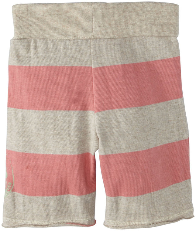Burt's Bees Baby Short de bain bébé fille à rayures rugby (Bébé) - Chrysanthemum - 3-6 mois
