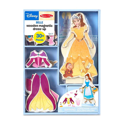 Belle Wooden Magnetic Dress-Up Play Set