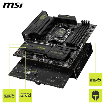 MSI MAG B850M MORTAR WIFI Motherboard, mATX - Ryzen 9000/8000/7000, AM5