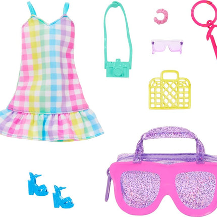 Mattel Barbie HRH50 Fashion Set - Summer Outfit wi