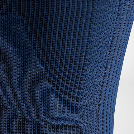 Bauerfeind Sports Compression Upper Leg Sleeves (1 Pair) - Thigh & Hamstring Sleeves for Improved Blood Circulation & Recovery - Thigh Wrap for Quad Support (Navy Blue, X-Large, X-Long)