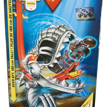 Monster Jam ThunderROARus Drop Playset with Exclusive Monster Truck, Over 2 Metres Tall, Lights and Sounds, Kids’ Toys for Boys and Girls Ages 5 and up