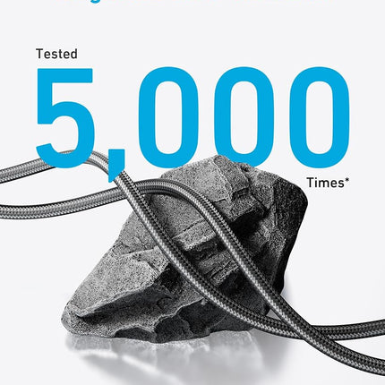 Anker USB C Charging Cable with Angled Plug, 180 cm x 2, USB A to 90 Degree USB C Robust Braided Cable, Right Angle, Compatible with iPhone 16/15, Galaxy Note 10/S10, Huawei, LG, Smartphone (USB 2.0)