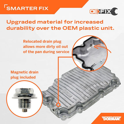 Dorman 264-863 Engine Oil Pan Compatible with Select Infiniti Models (OE FIX)